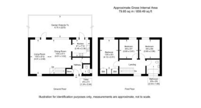 Floor plan for 232 Parkers Walk, Studland Park